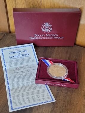 US Mint 1999 Dolley Madison Commemorative Silver Dollar